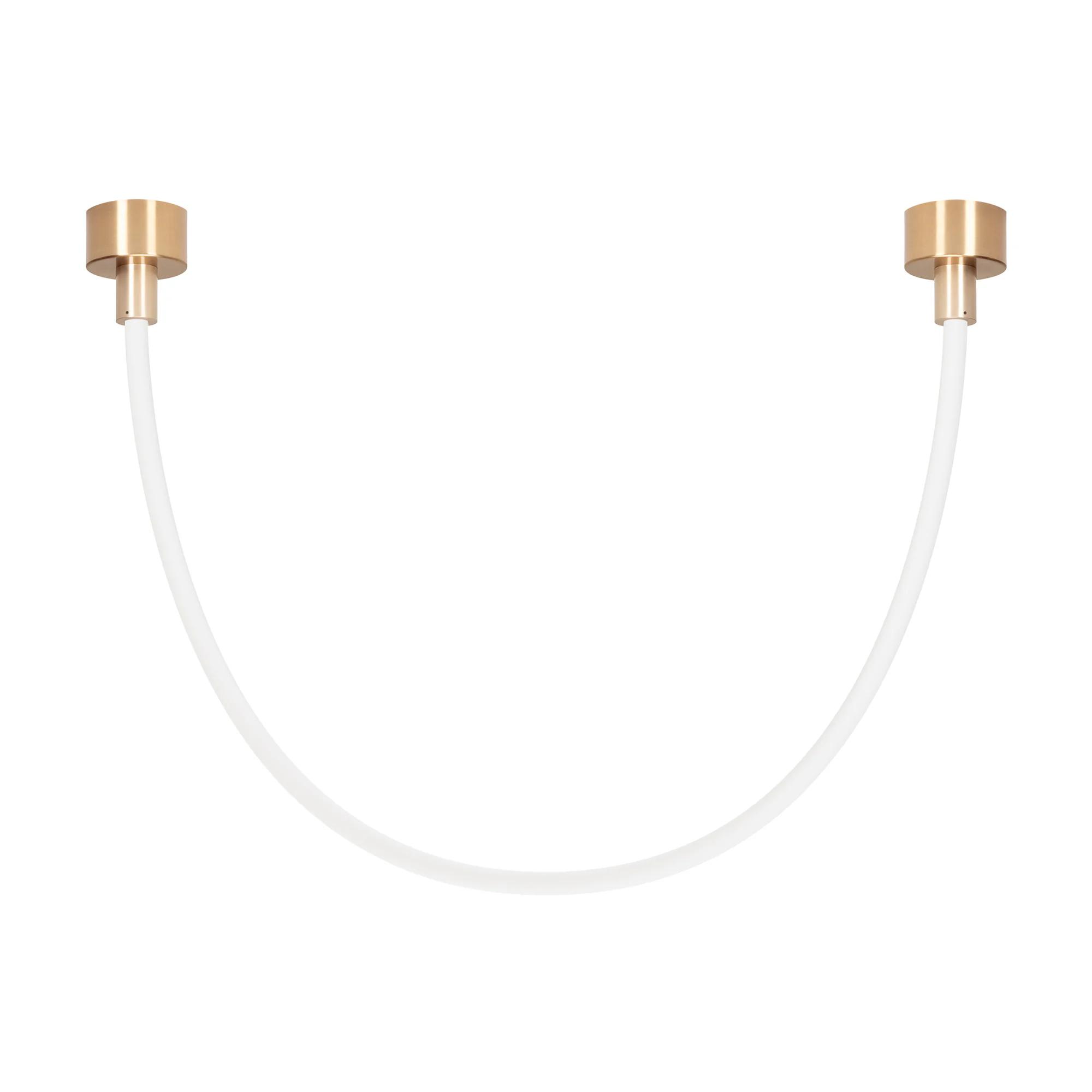 Светильник SP-TROPIC-SURFACE-R18-L1200-18W Warm3000 (GD, 360 deg, 230V) 043402 - Подвесной светильник. Мощность 18 Вт, св. поток 980 лм, 54 лм/Вт, тёплый 3000 K, CRI>90, угол 360°, напряжение питания 230 В. Золотой круглый корпус из стали, силиконовая гер