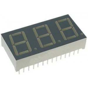 BC56-11EWA - 3-х разрядный индикатор/14,22мм/красный/625нм/1.9-6.4мкд