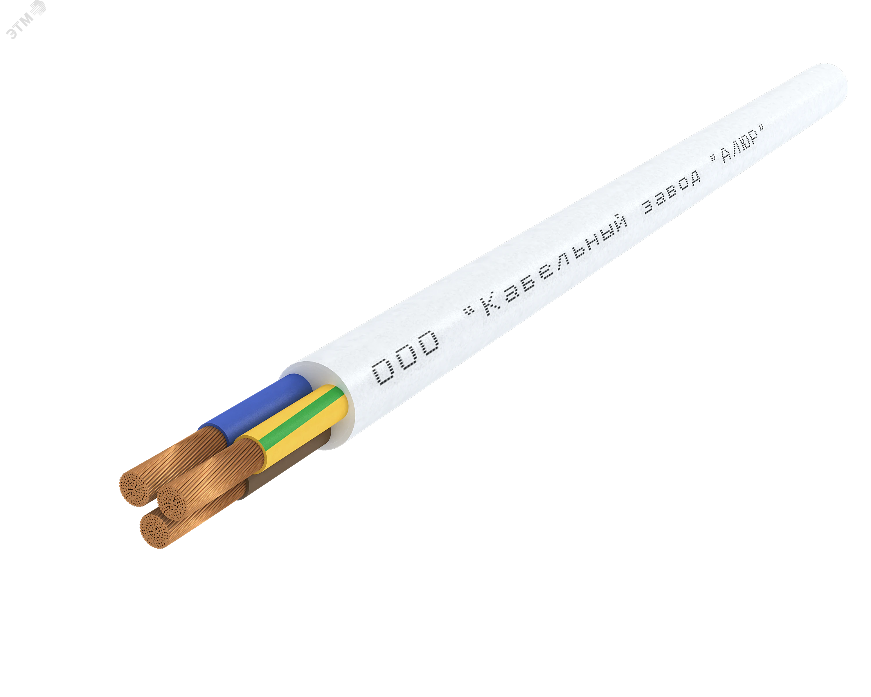 Провод ПВС  2х4+1x4 ТРТС 4004