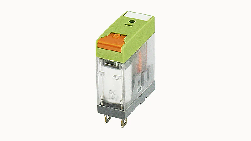 Реле без колодки DRPT-1C-LDR-D6 - Реле, 1 группа переключающих контактов, 12A, 6DC, материал контактов: Ag, светодиод + диод + тестовая кнопка