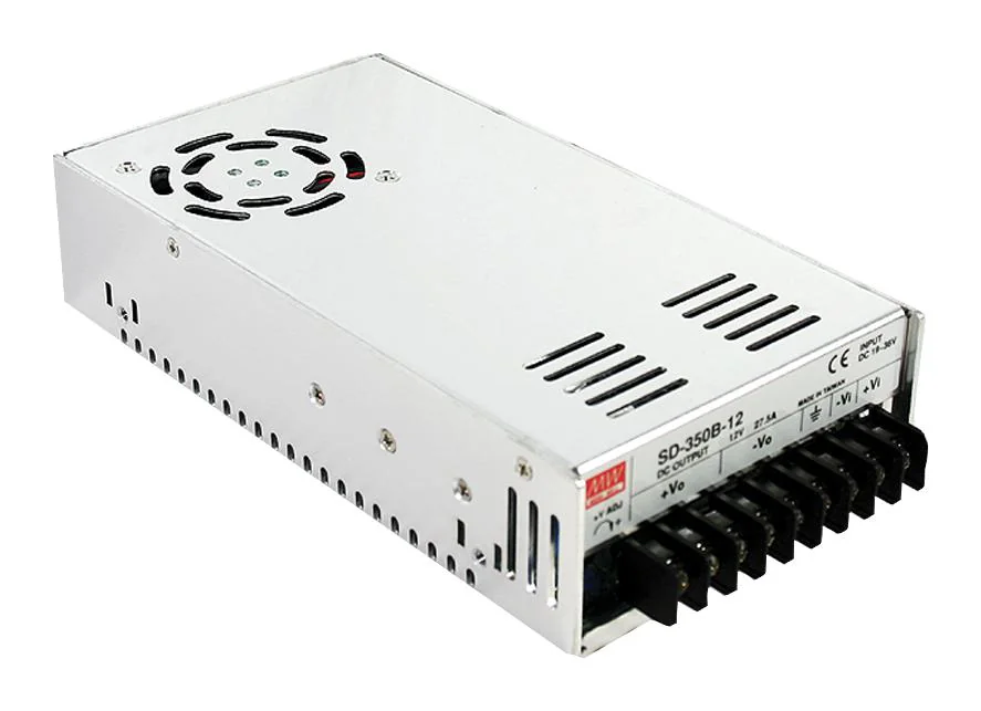 SD-350C-5 - DC-DC, 350Вт, Uвх=36…72В, Uвых=5В/57А, изоляция 1500В AC, рег.вых 4.5…5.5В, в кожухе 215х115х50мм, -20°С…+60°С