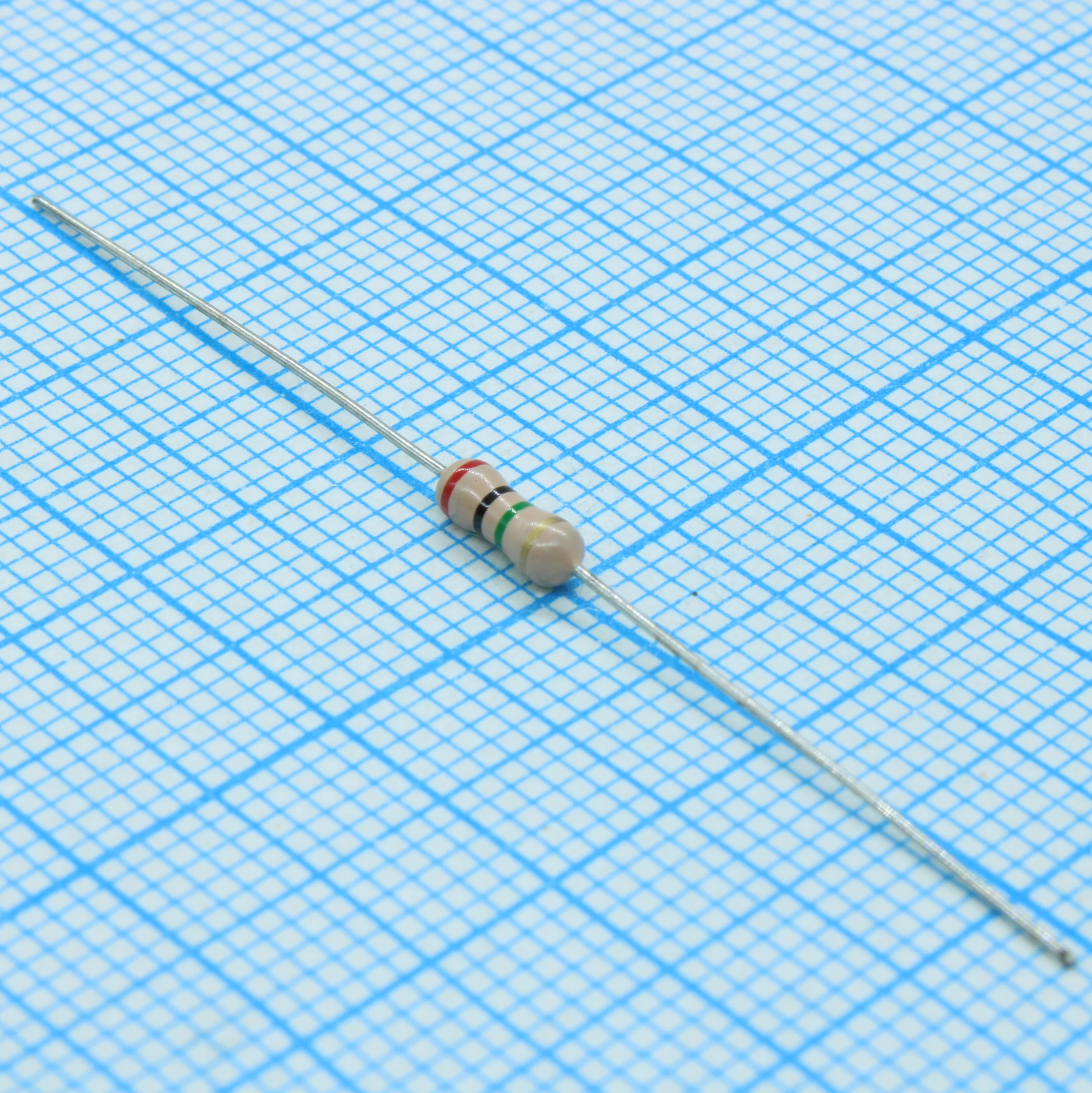 CFR-0,25W-2M - Резистор углеродистый 0.25Вт 2МОм ±5% ТКС -1500ppm/°C....0ppm/°C