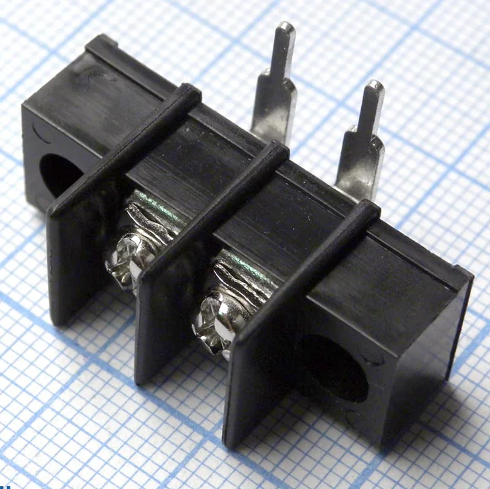 DG25R-A-02P-13-00A(H) - Барьерный клеммный блок 2 контакта. Серия DG25R-A