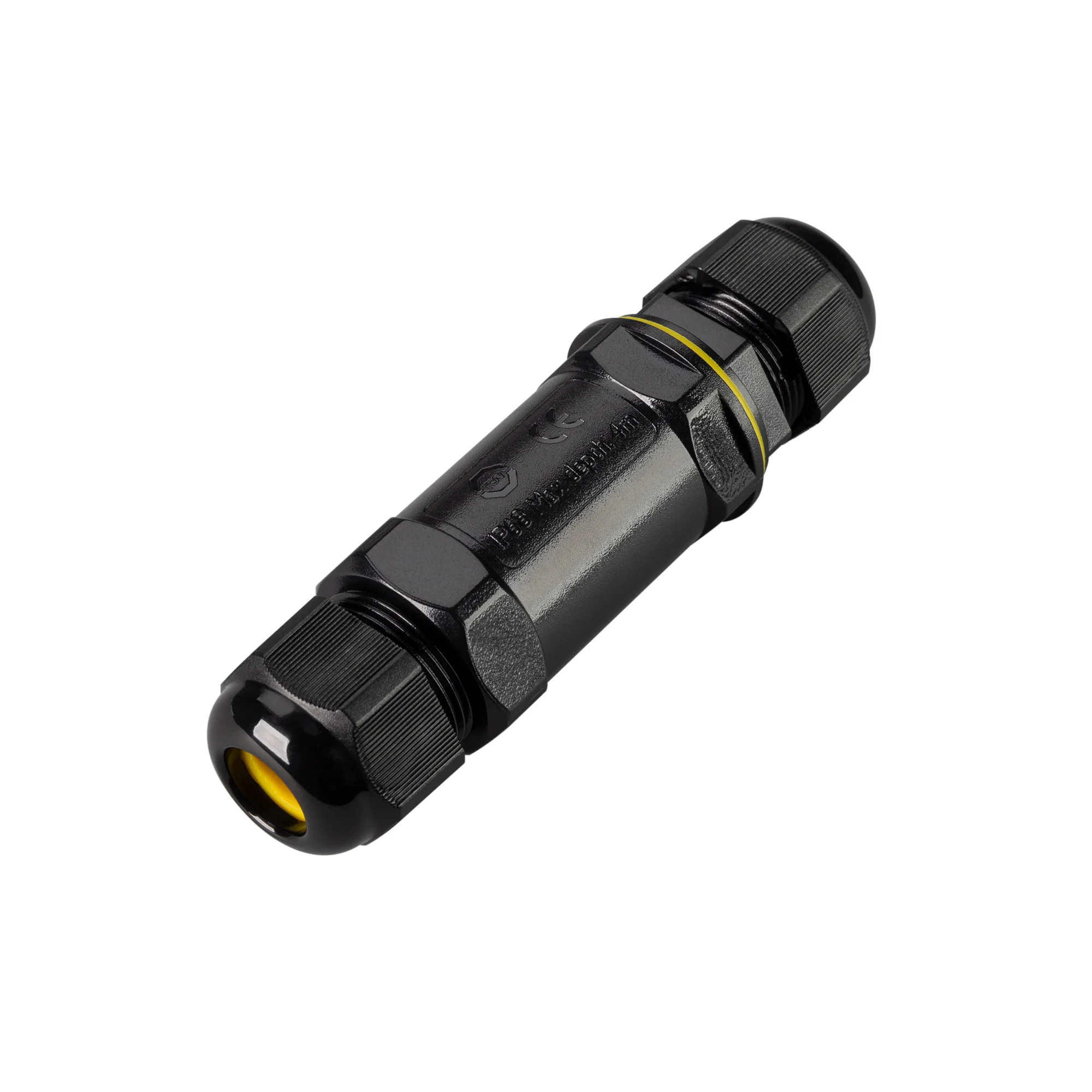 Коннектор NEO-GERM-5pin-WTW (4-8mm) 030759 - Коннектор пятиконтактный пластиковый для соединения проводов диаметром 4-8 мм, сечением 0,5-4 мм2. Номинальный ток 24 А. Номинальное напряжение 450 В. Степень защиты IP68. Рабочая температура -20 +80°С. Подключ