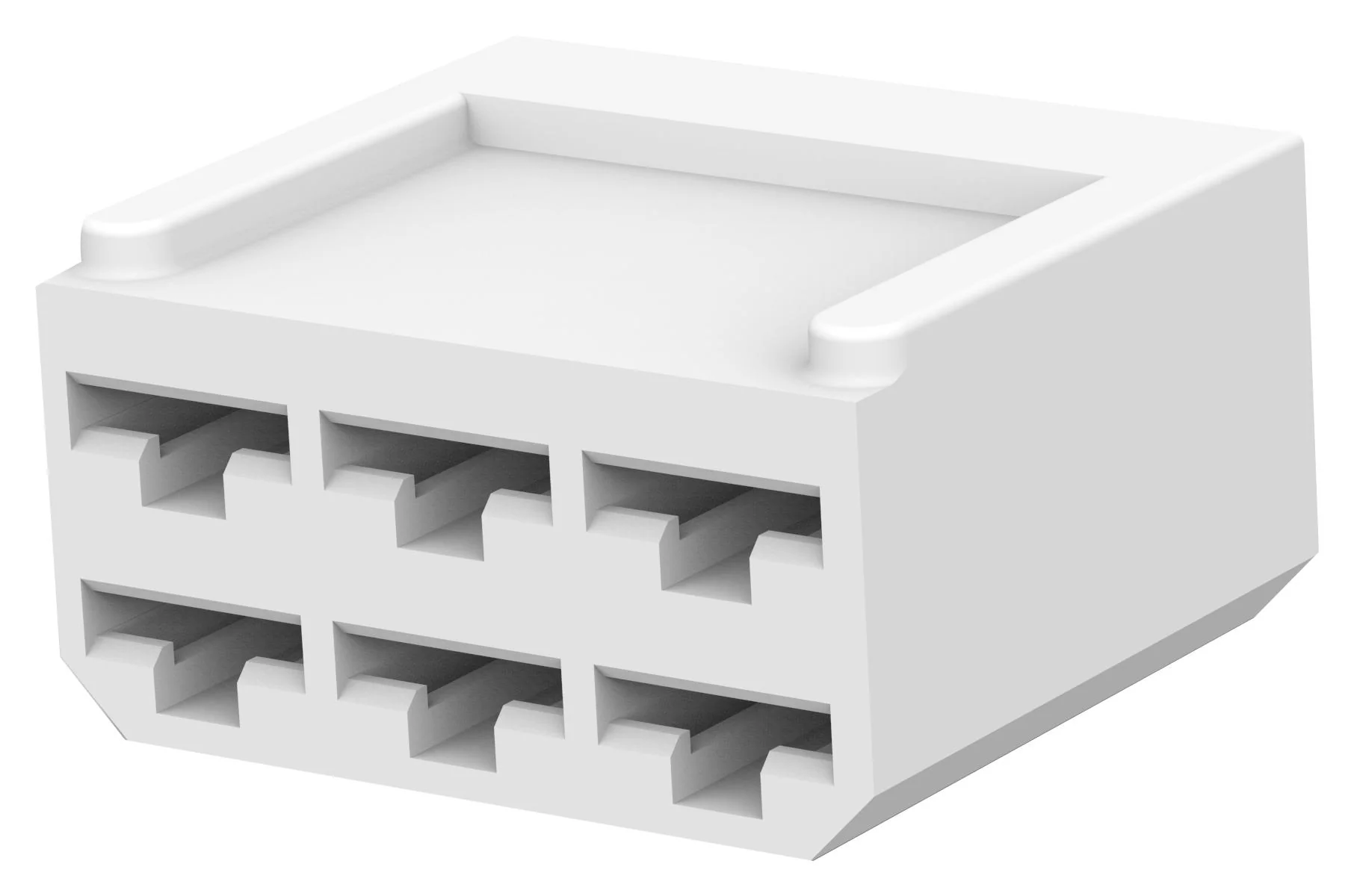 880297-1 - Корпус разъема розетка 6 контакт(-ов) прямой монтаж на кабель коробка