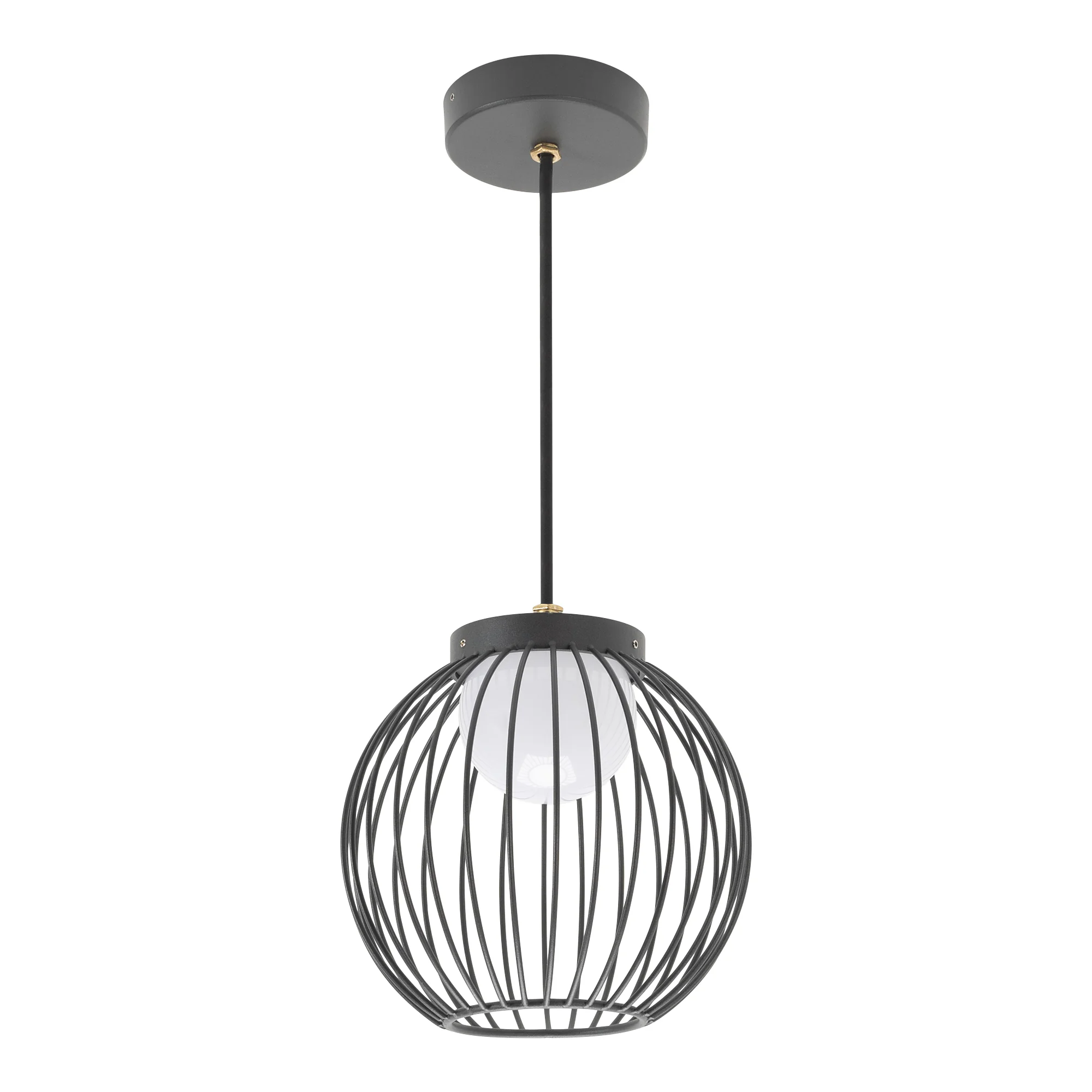 Светильник LGD-PEARL-HANG-7W Warm3000 (GR, 164 deg, 230V) 030004 - Подвесной светильник 7Вт, серый алюминиевый корпус, рассеиватель из ударопрочного поликарбоната. Цвет ТЕПЛЫЙ БЕЛЫЙ 3000K, св.поток 540лм, CRI(Ra)>80, рассеянный свет. Размер Ф220x1000мм, I