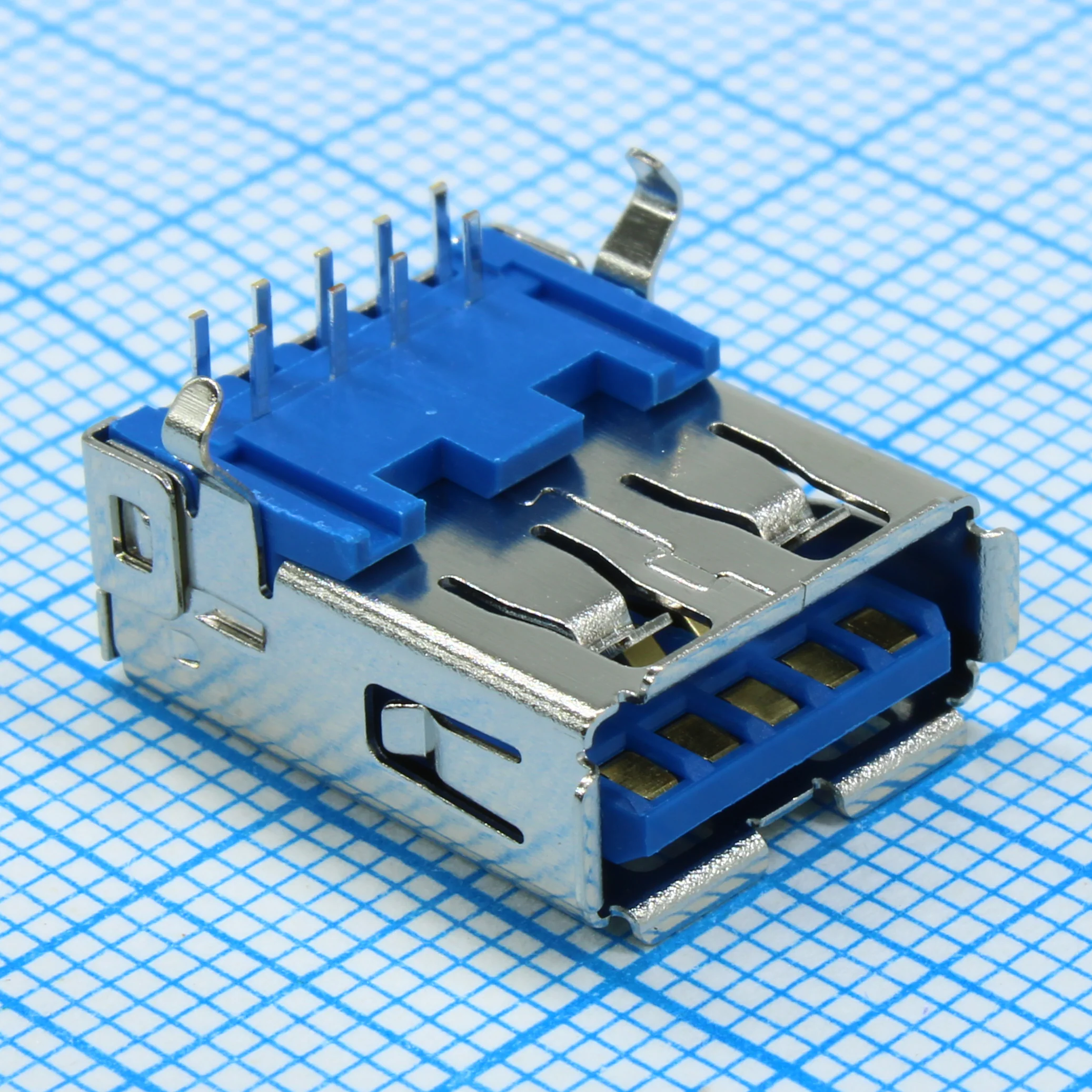 DS1095-05-LNR0 - Разъем USB, Тип USB 3.0, розетка угловая