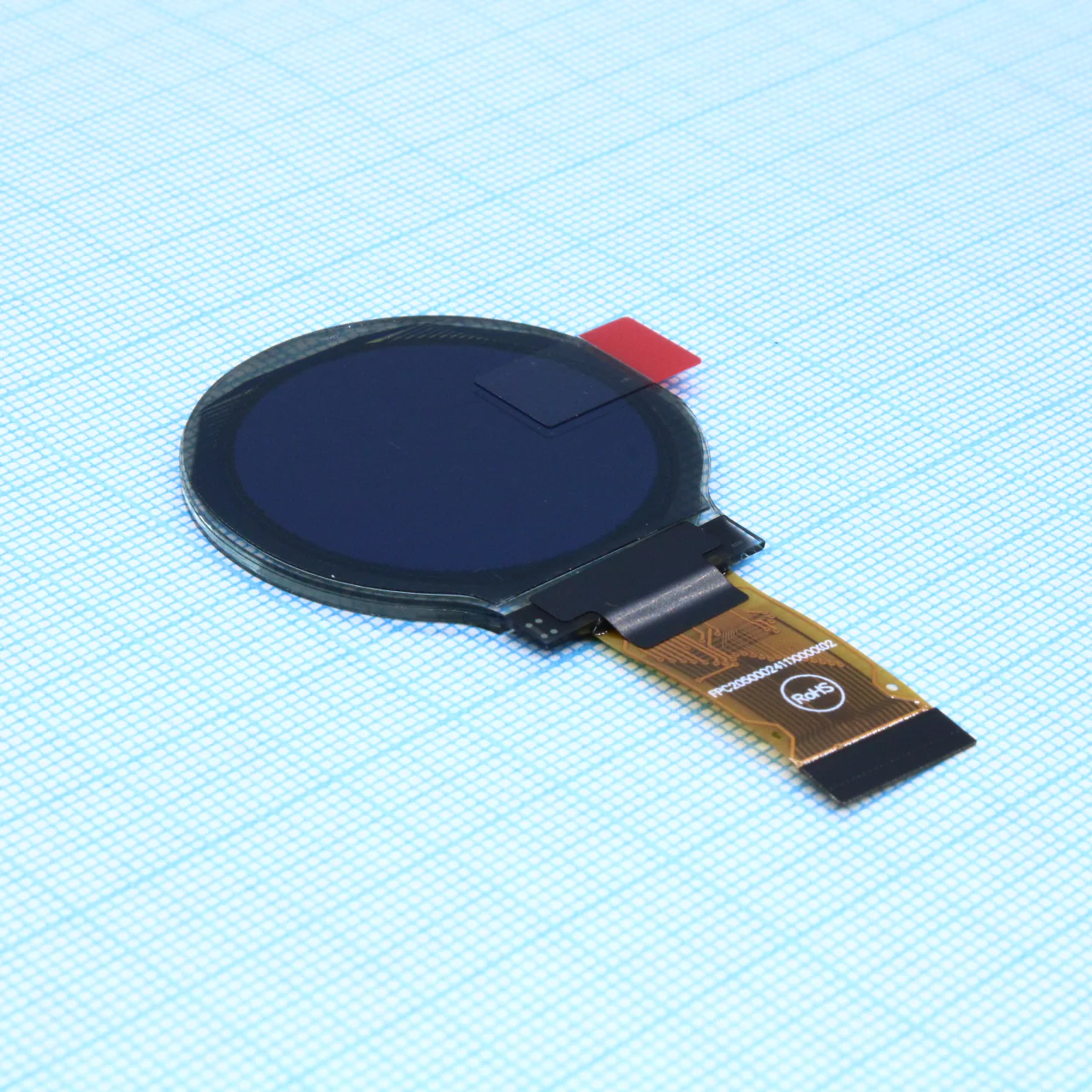 WEO128128BWPP3N00000 - OLED 1.18" графический, 128х128, COG, белый,  интерф. 6800, 8080, SPI,I2C  контроллер SSD1327ZB, VDD 3В, -40 ... -80 С