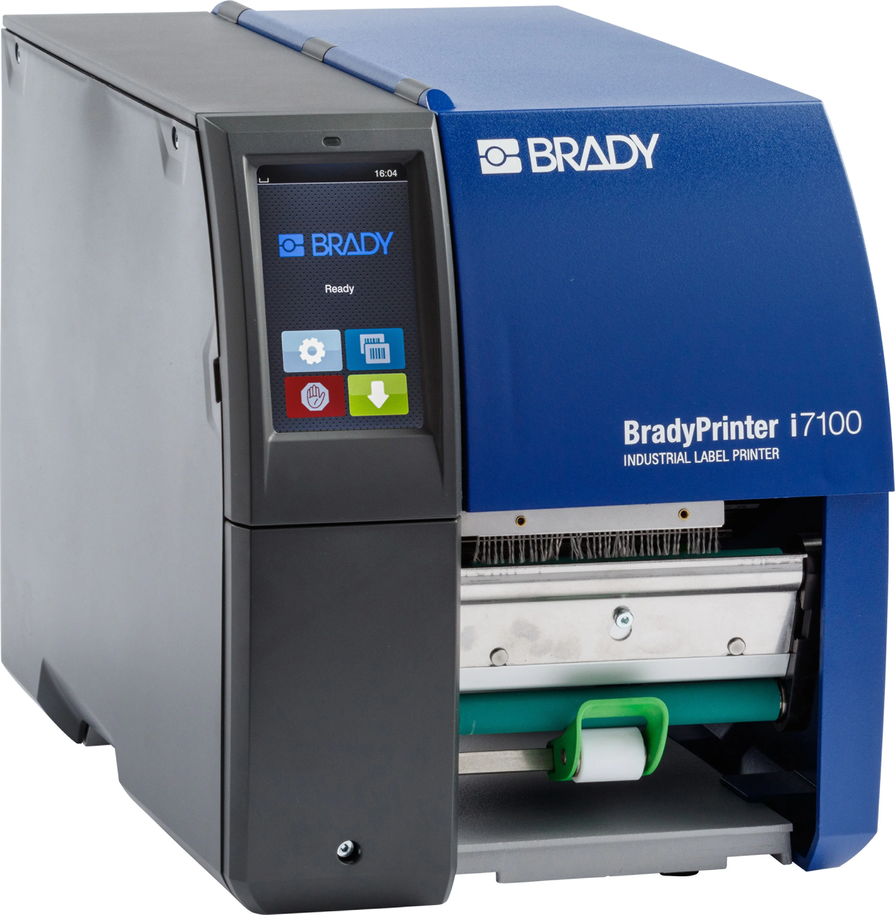 brd149052 - Принтер BRADY i7100-600-P-EU с базовым ПО BWS. Разрешение 600dpi с функцией отделения этикеток. В компл.: шнур питания ЕС, 2 пустые втулки диам. 25,4мм, USB-кабель, компакт-диск с драйвером, руководство пользователя на разных языках, руководст