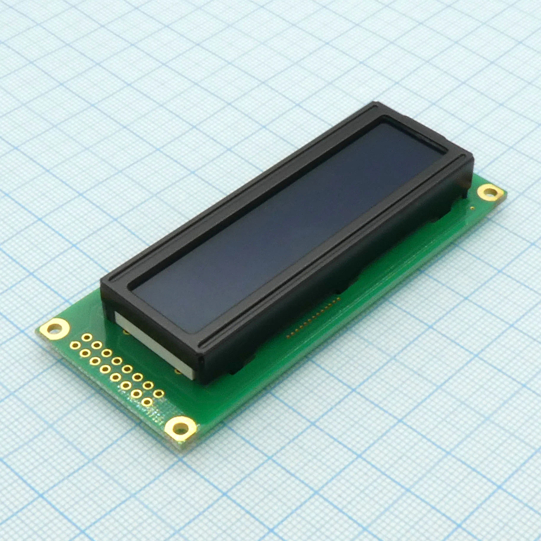 WH1602C-REI-CTV# - ЖКИ знакосинтезирующий 16 x 2, ISTN Негативный/прозрачный светодиодная подсветка красная, размеры 85x36 мм, видимая область 56.2x11.5 мм, питание 5В, -20...70°C