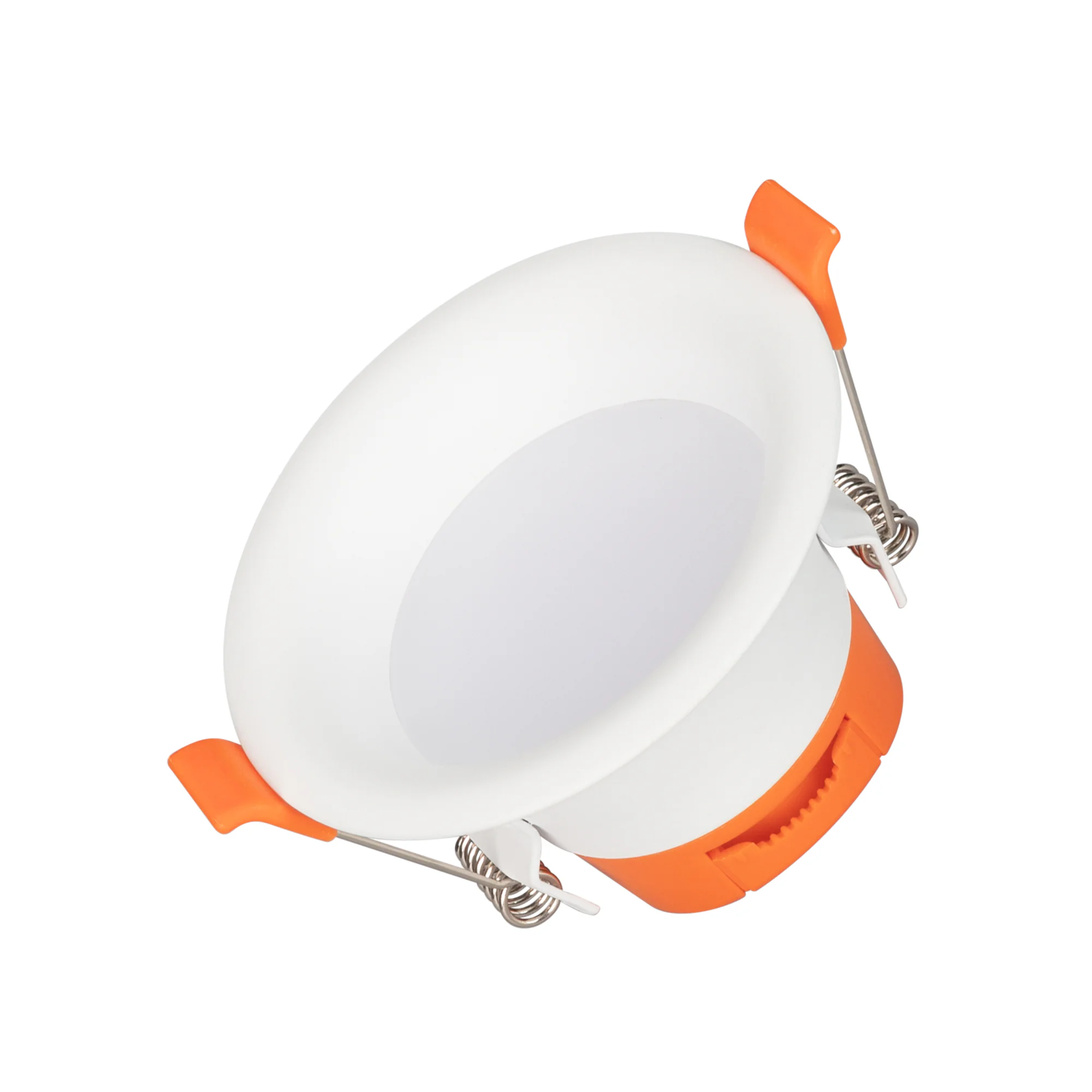 Светильник MS-BLIZZARD-BUILT-R90-6W Day4000 (WH, 100 deg, 230V) 035550 - Встраиваемый светильник даунлайт с интегрированным в корпус драйвером. Мощность 6 Вт, св. поток 520 лм, 87 лм/Вт, дневной 4000 K, CRI>90, угол 100°, напряжение питания 230 В. Белый к