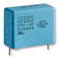 PHE840MD6220MD13R06L2 - Конденсатор пленочный помехоподавляющий X2 0.22мкФ 760В постоянного/275В переменного тока ±20% (26 X 6.5 X 14.5мм) радиальные выводы 22.5мм 105°C россыпь