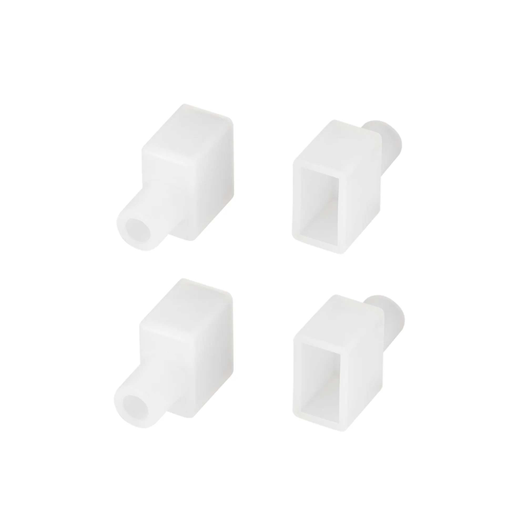 Заглушка WPH-FLEX-0613-SIDE WHITE с отверстием 040810 - Заглушка с отверстием для силиконового профиля WPH-FLEX-0613-SIDE. Материал - силикон. В комплекте 4 заглушки.