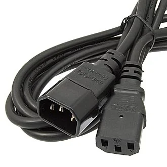 SCZ MALE-FEMALE 3M 3Х0.75 - Шнур сетевой компьютер-монитор 3м