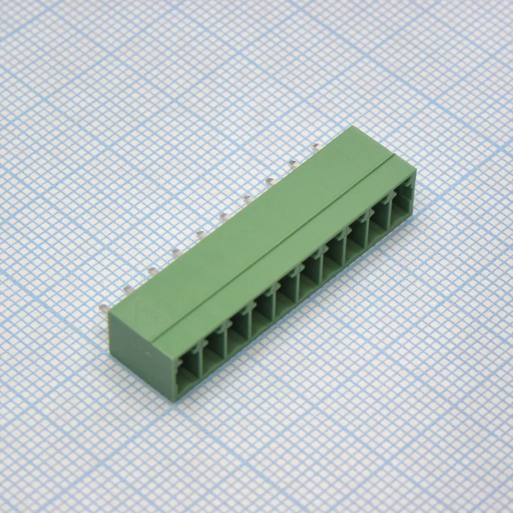 15EDGVC-3.5-10P-14-00A(H) - Разъемный клеммный блок на плату, 10 контактов. Серия 15EDGVC-3.5