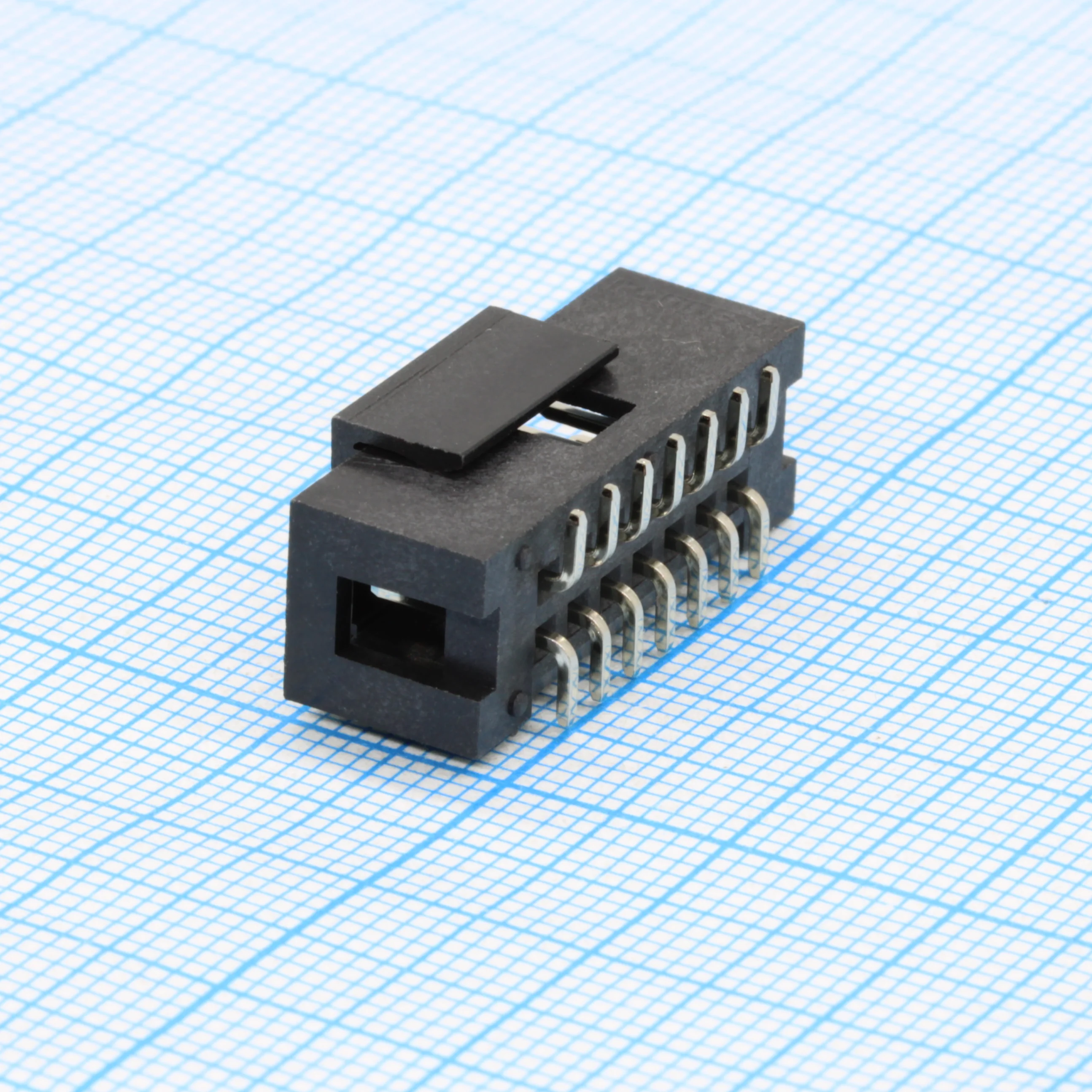 DS1013-14MSISA-B - Вилка на плату, SMD монтаж 14pin(2x7), шаг 2.54