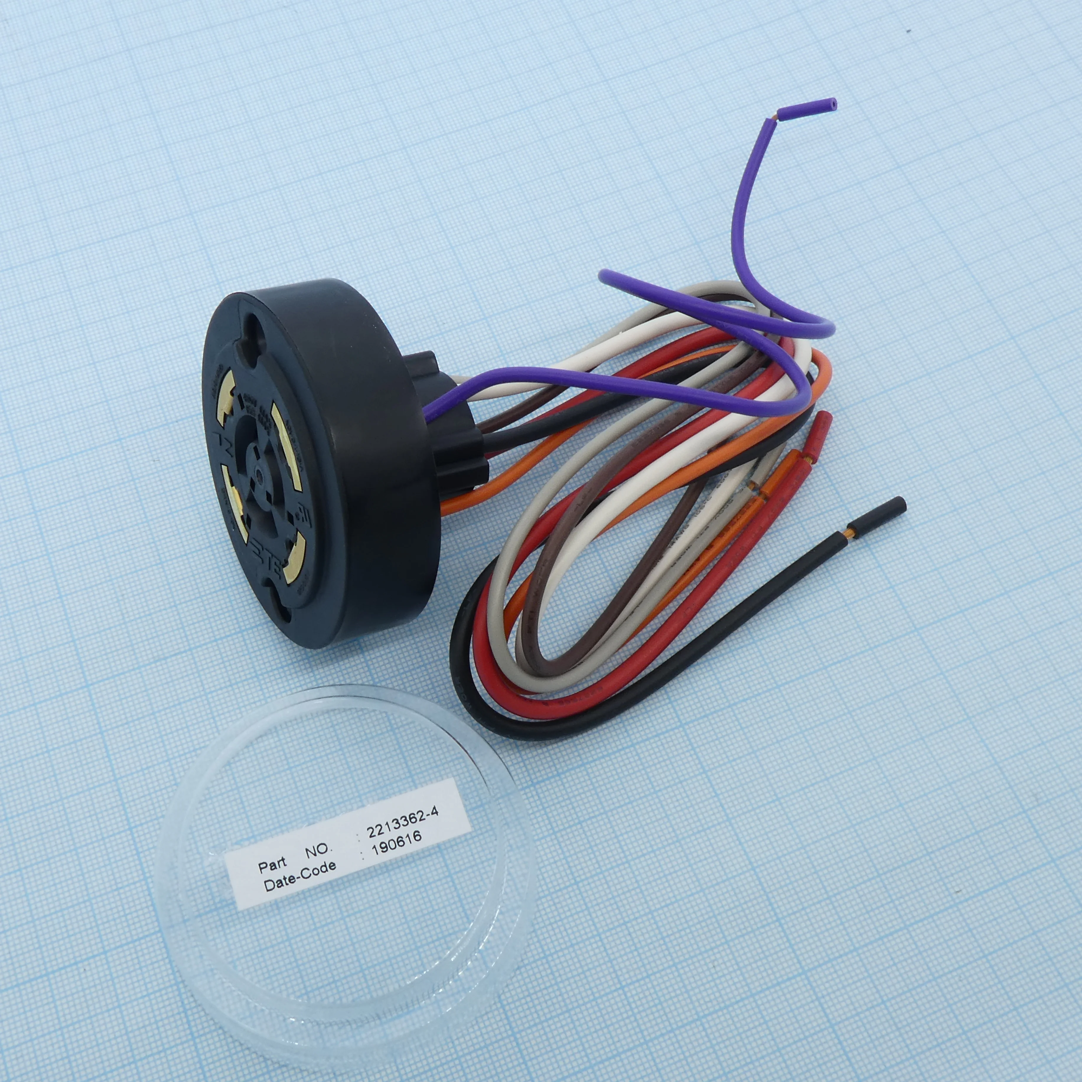 2213362-4 - Разъем Светодиодного Уличного Освещения, Dimmable Photocontrol, 105°C Wires, Lumawise Series