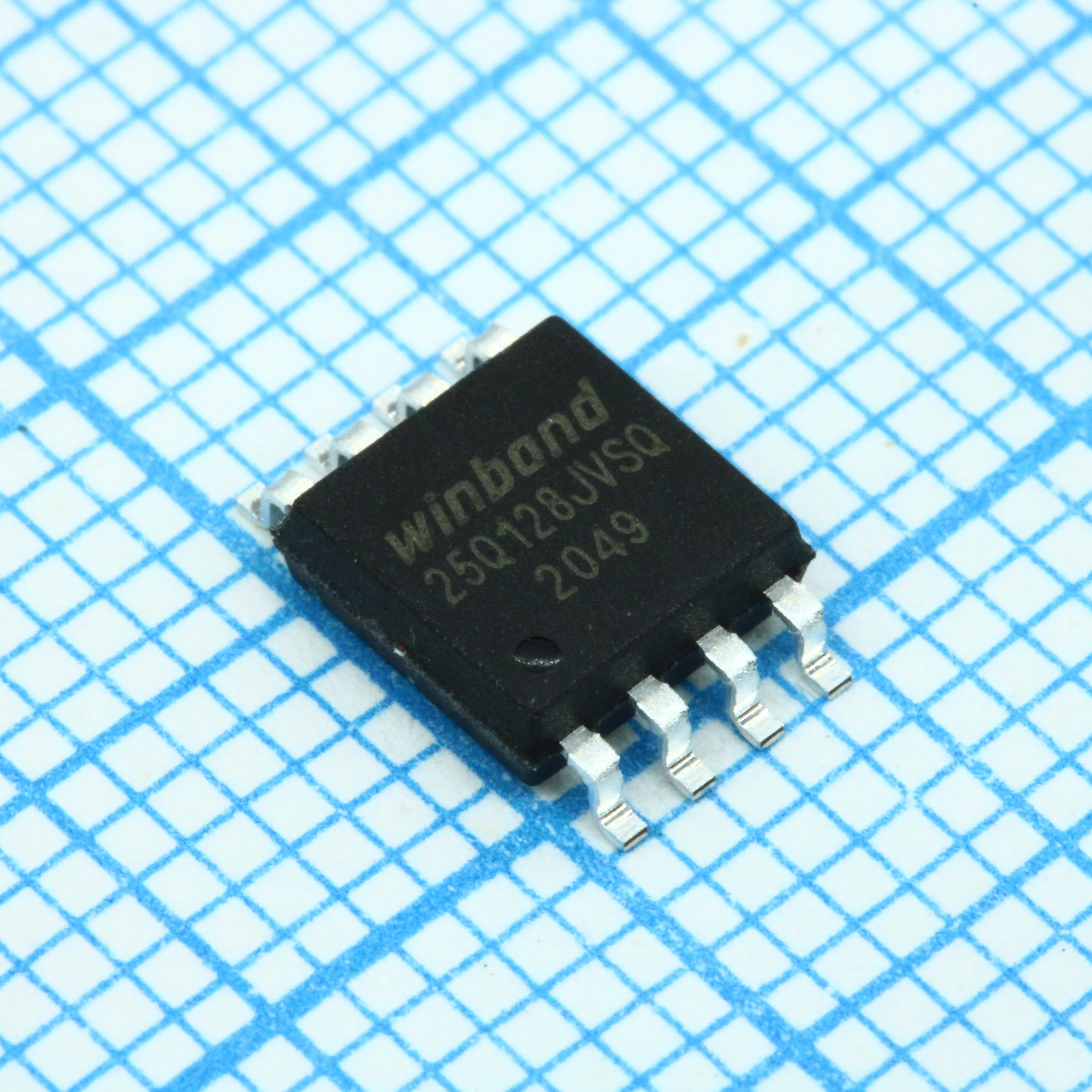 W25Q128JVSIQ - Флэш-память шина SPI 128Мбит