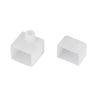 Заглушка MOONLIGHT-CAP-12x17mm-SIDE-S-SET 041022 - Комплект силиконовых заглушек для гибкого неона MOONLIGHT, сечение 17х12мм. В комплекте заглушка с выводом под кабель питания (вбок линии сечения ленты) и глухая заглушка. Использовать с герметиком.