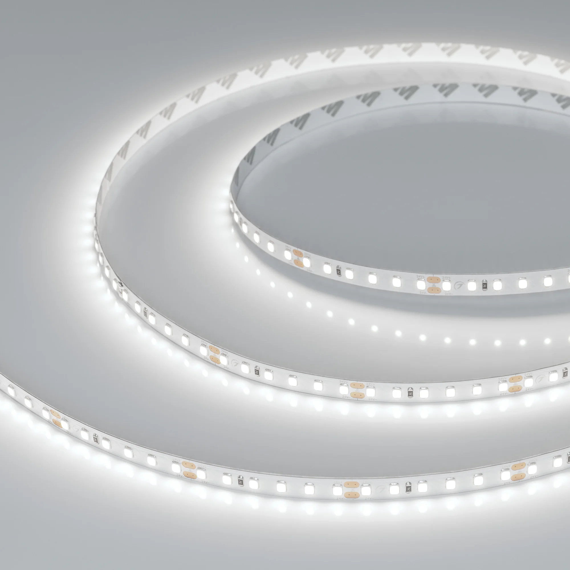 Лента UL-A120-8mm 24V Day5000 (14.4 W/m, IP20, 5m) 042301 - Светодиодная лента UL-A120, открытая IP20. Cветодиоды smd 2835, 120 шт/м (600шт на 5м), белая плата 8 мм, скотч 3М. Цвет ДНЕВНОЙ 5000 K. Питание 24V, мощность 14.4 Вт/м (72 Вт на 5м), угол 120°, 