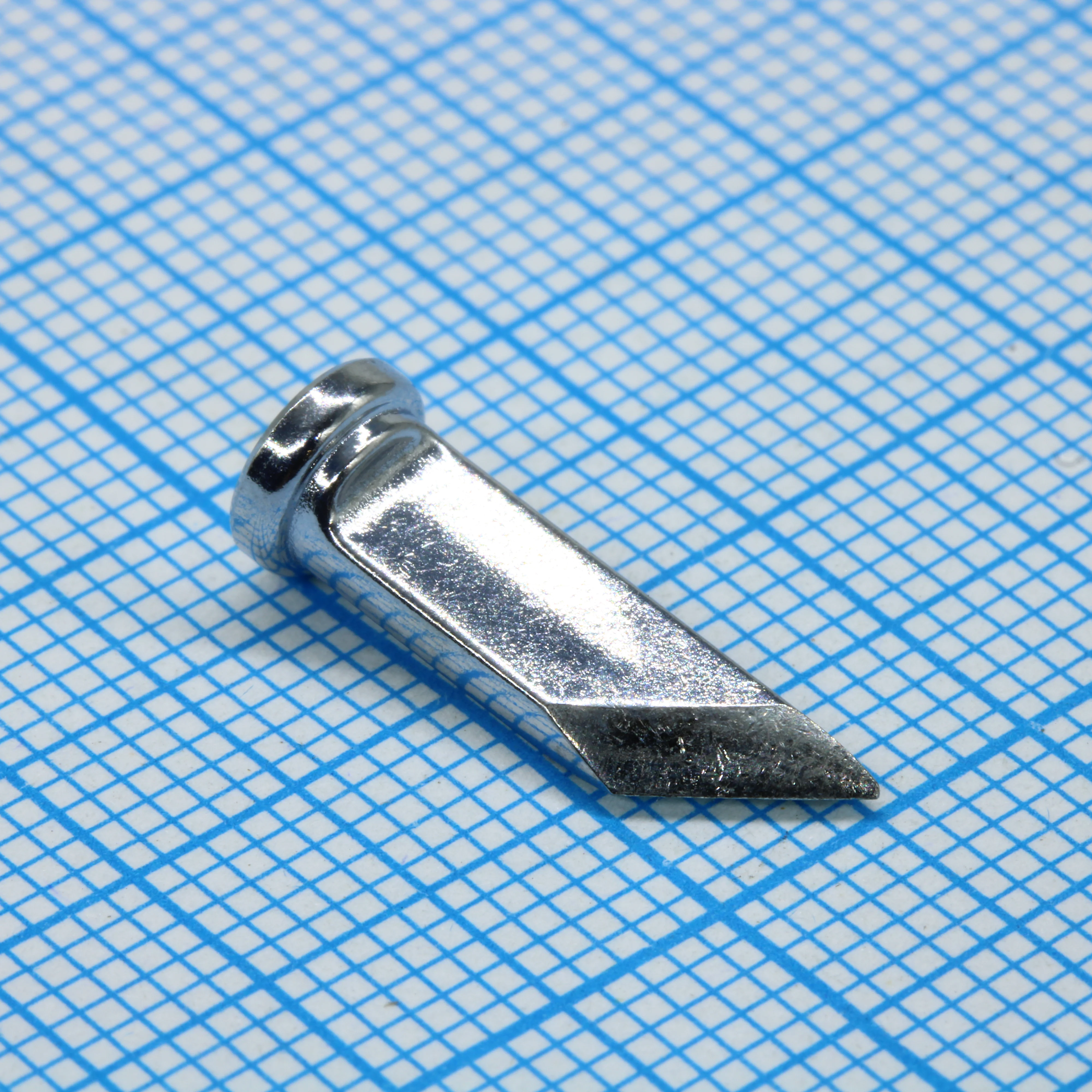 LT KNSL soldering tip 45 deg - Жало для паяльника WP80/WSP80/FE75, наклонный 30° ножевидный клин