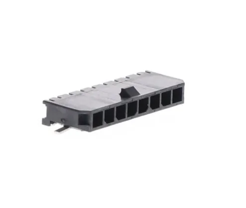 436500812 - Разъем прямоугольный серия Micro-Fit 3.0 шаг 3мм один ряд  8 контактов для поверхностного монтажа