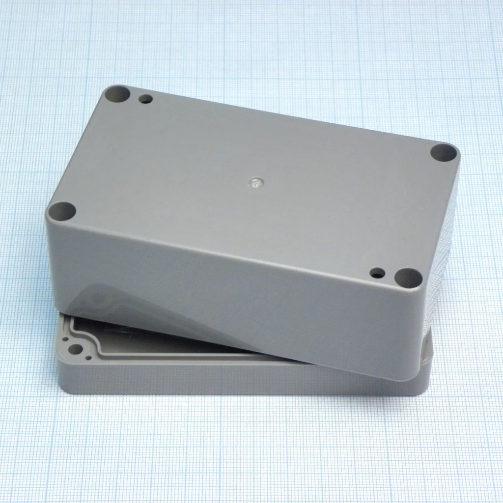 G308 - Герметичный корпус из прочного ABS пластика, IP65, темно-серый