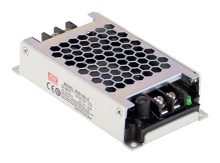 RSD-30G-3.3 - DC-DC, 19.8Вт, вход 9…36В, выход 3.3В/6А, изоляция 4000В DC, в кожухе 113х60х25мм, -40…+70°С