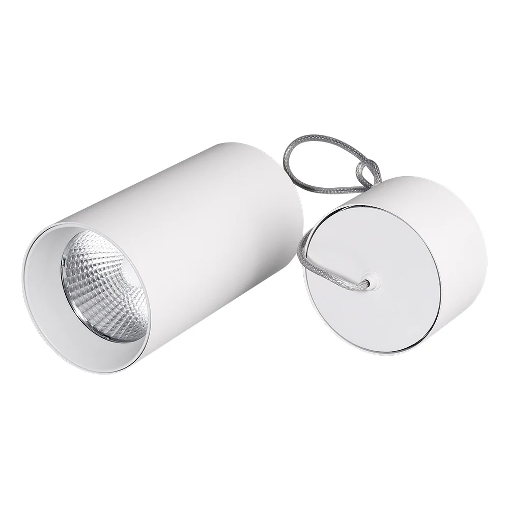 Светильник подвесной SP-POLO-R85-2-15W Day White 40deg (White, White Ring) 022948 - Подвесной светильник 15Вт, белый круглый корпус, белая вставка, металл. Цвет ДНЕВНОЙ БЕЛЫЙ 4000K, св.поток 1100лм, CRI(Ra)>80, угол 40°. Размер O85x155мм. Встроенный драйв