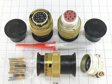 Розетка СНЦ23-10/18Р-6-б-В "5"