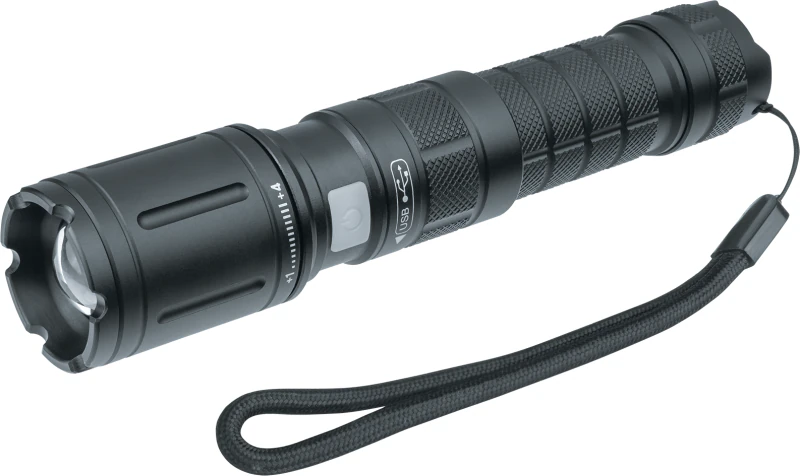 Фонарь аккумуляторный профессиональный 14 237 NPT-P01-18650 CREE LED 10Вт 5 режимов аккум. Li-ion 2А.ч. алюм. 14237