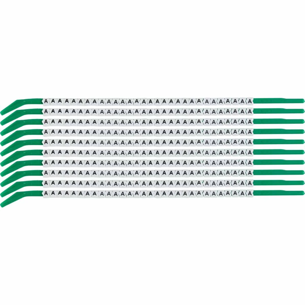 brd133160 - SCN-09-A клипсы белые, 300шт/упак, для провода 2,5-3,0мм диаметра, легенда A