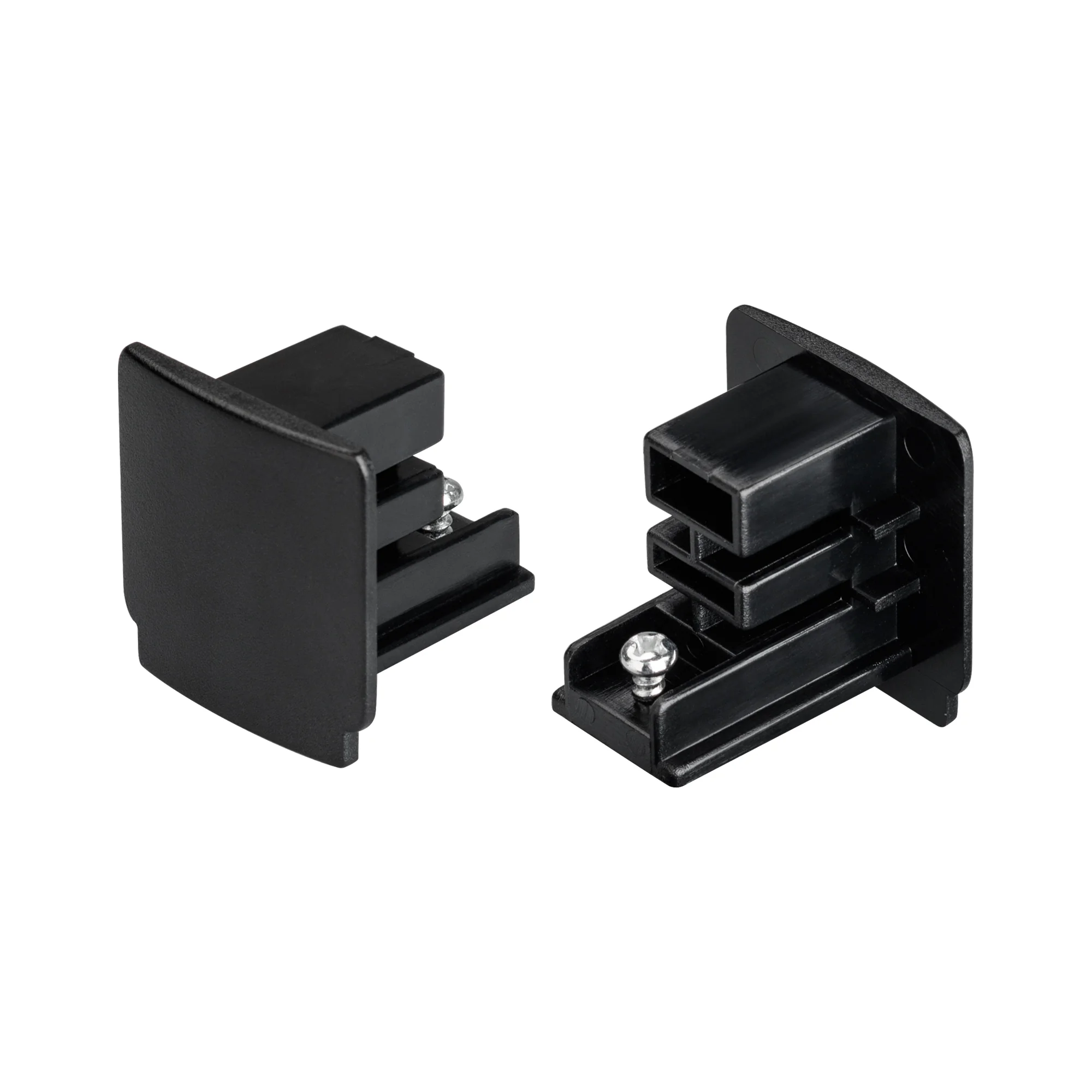 Заглушка LGD-4TR-CAP-BK (D) 029690 - Заглушка для треков 4TR, цвет черный. Без входа для питания. Габаритные размеры 32х31х33мм. В комплекте 1 шт. Совместима только с шинопроводом серии D3P.