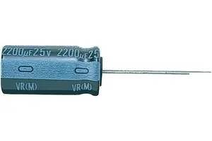 UVR1J221MPD - Конденсатор алюминиевый электролитический 220мкФ 63В ±20% (10 X 16мм) радиальный 5мм 490мА 2000час 85°С россыпь