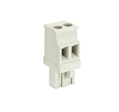 Розетка Wiecon 8113 B / 2 VR OB - Розеточный разъем, прямой, на кабель, шаг 5,00 мм, 2 полюса, номинальное сечение: 2,5 мм кв., винтовая фиксация провода, 400V, 12А, без маркировки, цвет: серый, серия 8113 B VR