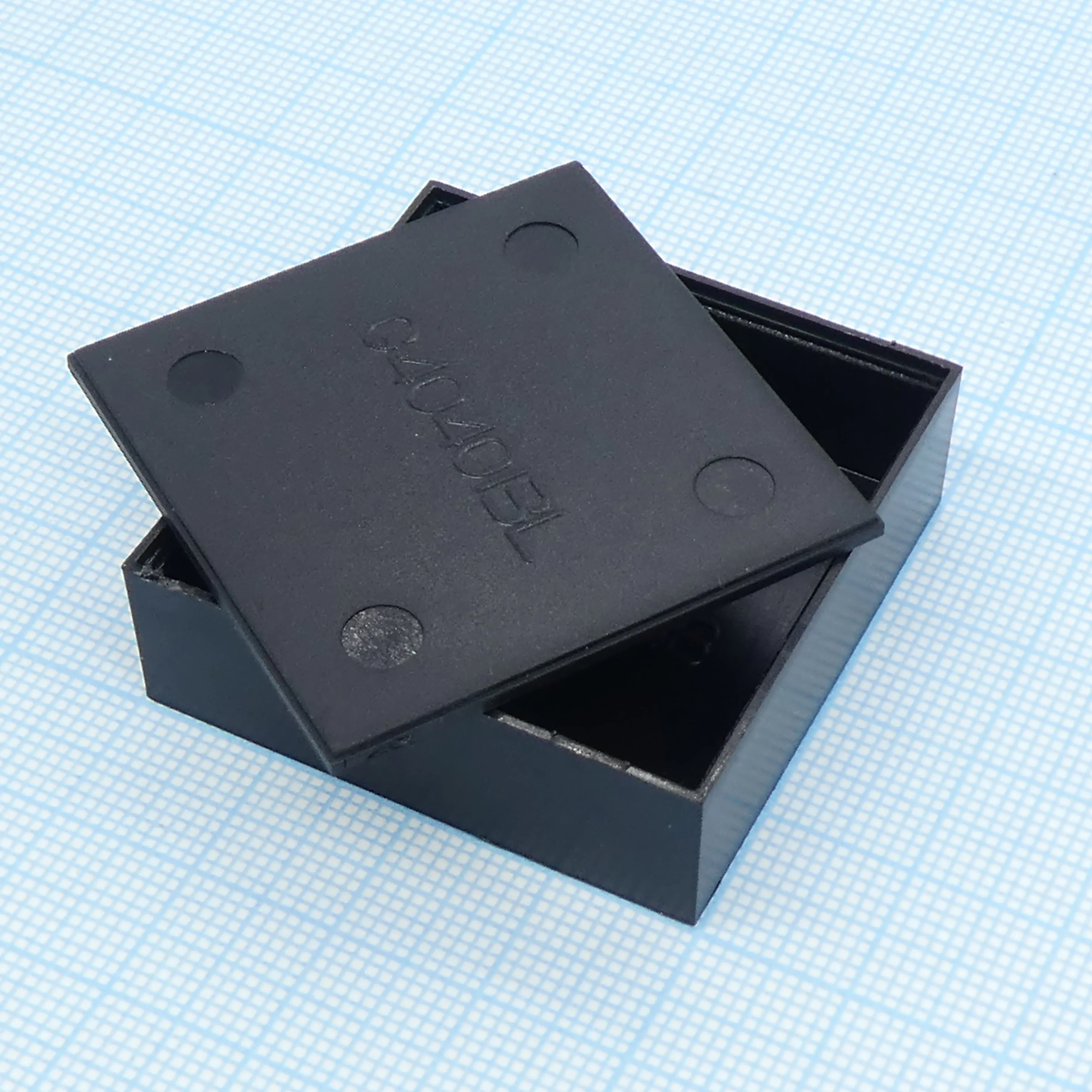 G404013BL - Корпус из высокопрочного пластика под заливку компаундом с крышкой