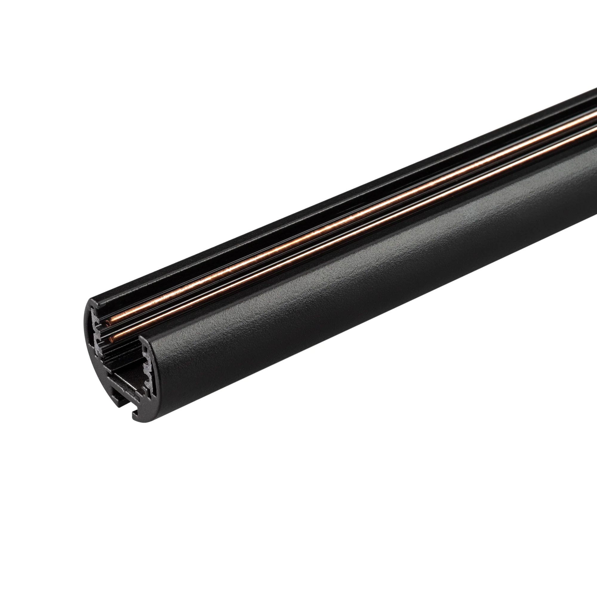 Трек MAG-FLEX-TRACK-3226-3000 (BK) 035389 - Подвесной, накладной магнитный трек, длина 3000 мм. DC48V. Материал алюминий, цвет черный. Размер ДxШxВ: 3000x32x26,3мм.