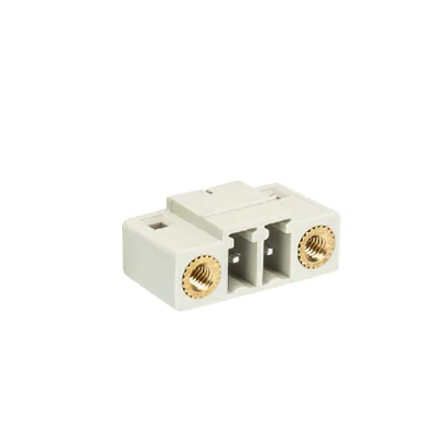 Вилка Wiecon 8513 S / 2 W F - Вилочный разъем, горизонтальный, на плату, с монтажными фланцами, шаг 3,5 мм, 2 полюса, фиксация на плате пайкой, 250V, 8А, без маркировки, цвет: серый, серия 8513 S WF