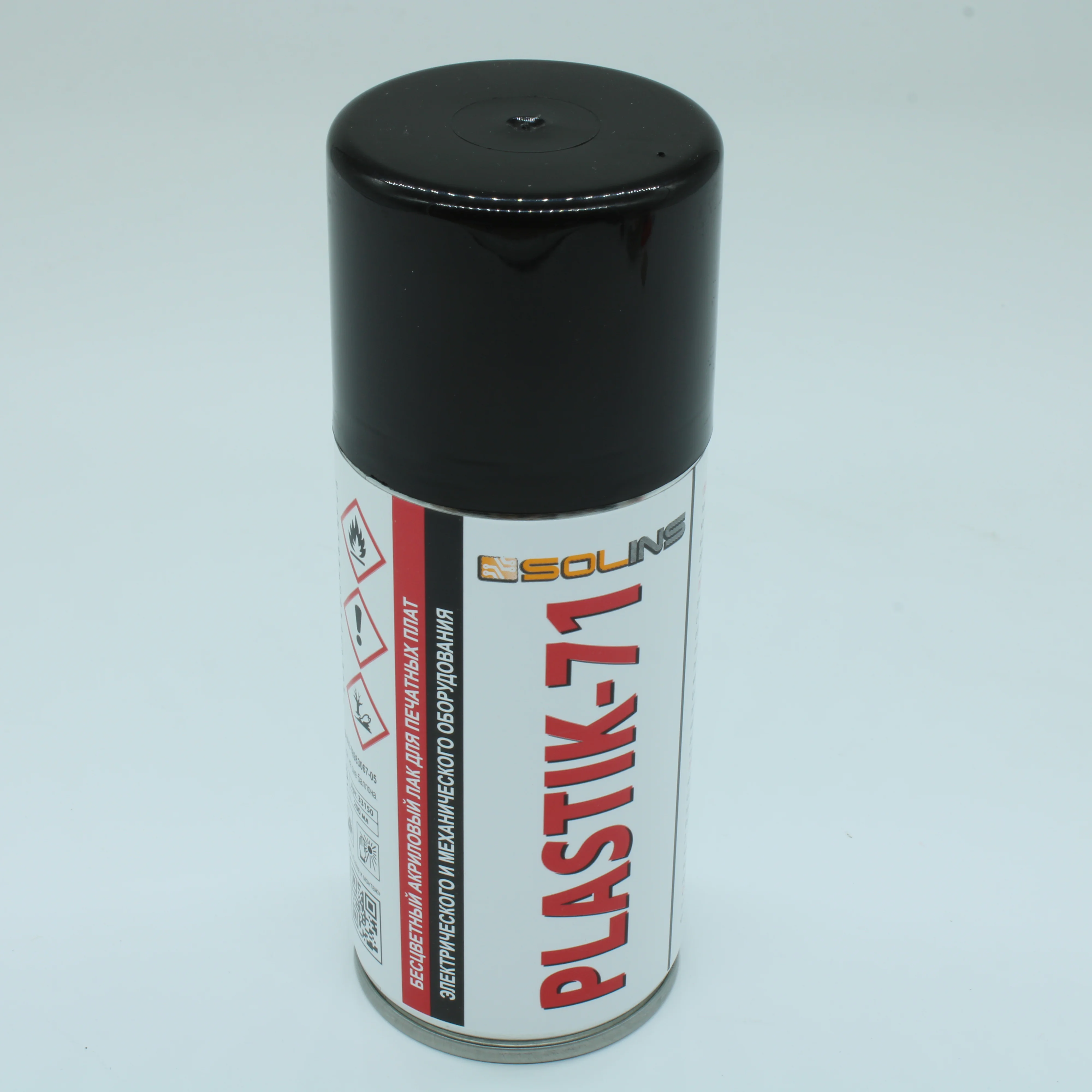 Solins PlASTIK 71 200 мл - Аэрозоль, акриловый лак для печатных плат