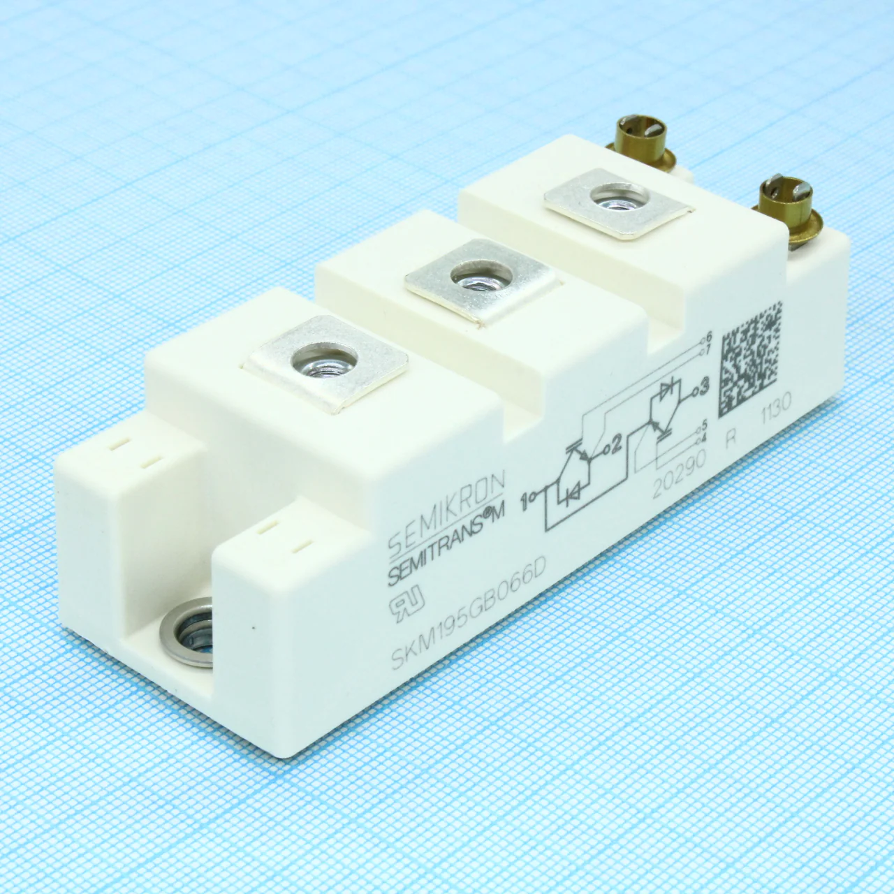 SKM195GB066D - Силовой модуль IGBT N-канальный 600В 265А