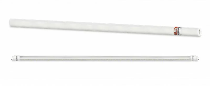 Лампа светодиодная LED-T8-П-PRO 20Вт трубчатая с двухсторонним цоколем прозрачная 4000К нейтр. бел. G13 2000лм 230В 1200мм неповоротн. 4690612030982