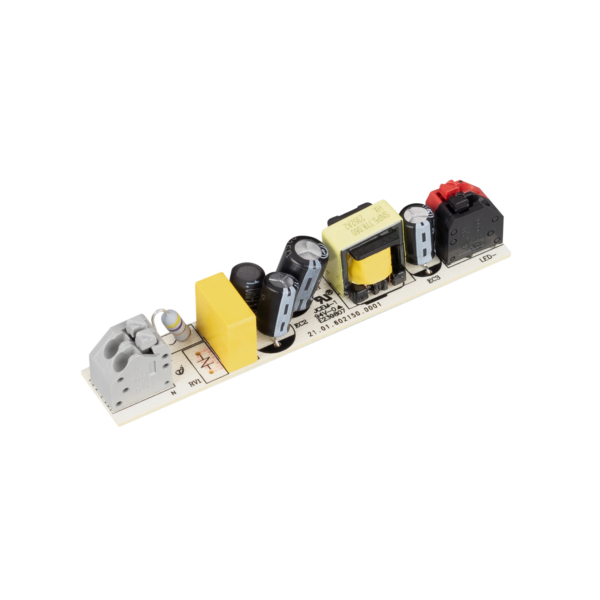 Блок питания ARJ-SP-10080 (8W, 80-100V, 80mA) 046649 - Открытый источник тока без гальванической развязки для светильников и мощных светодиодов. Входное напряжение 220-240 VAC. Выходные параметры: 80-100 В, 80 mА, 8 Вт, PF >0.5. Бескорпусное исполнение IP