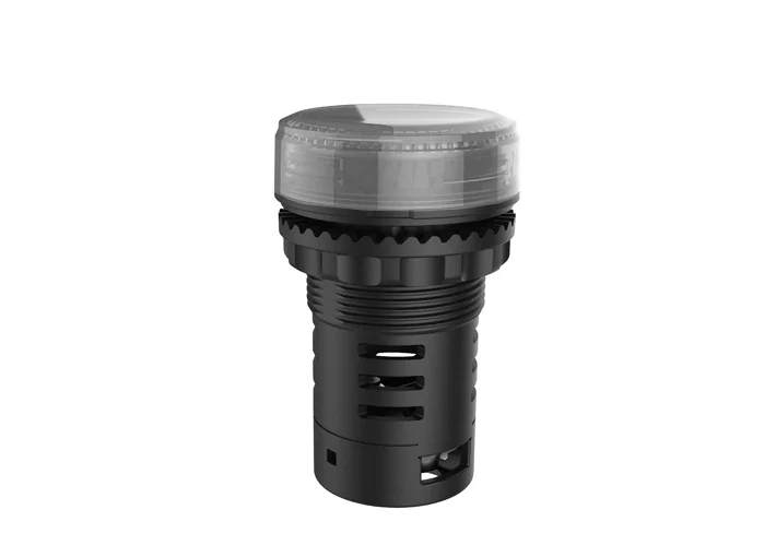Индикатор (прозрачный) TS2011-3AJ70 - Индикатор, тип F1, LED AC 380V, пластиковое переднее кольцо, диаметр головки индикатора 29,5 мм, диаметр посадочного отверстия: 22 мм, цвет: прозрачный