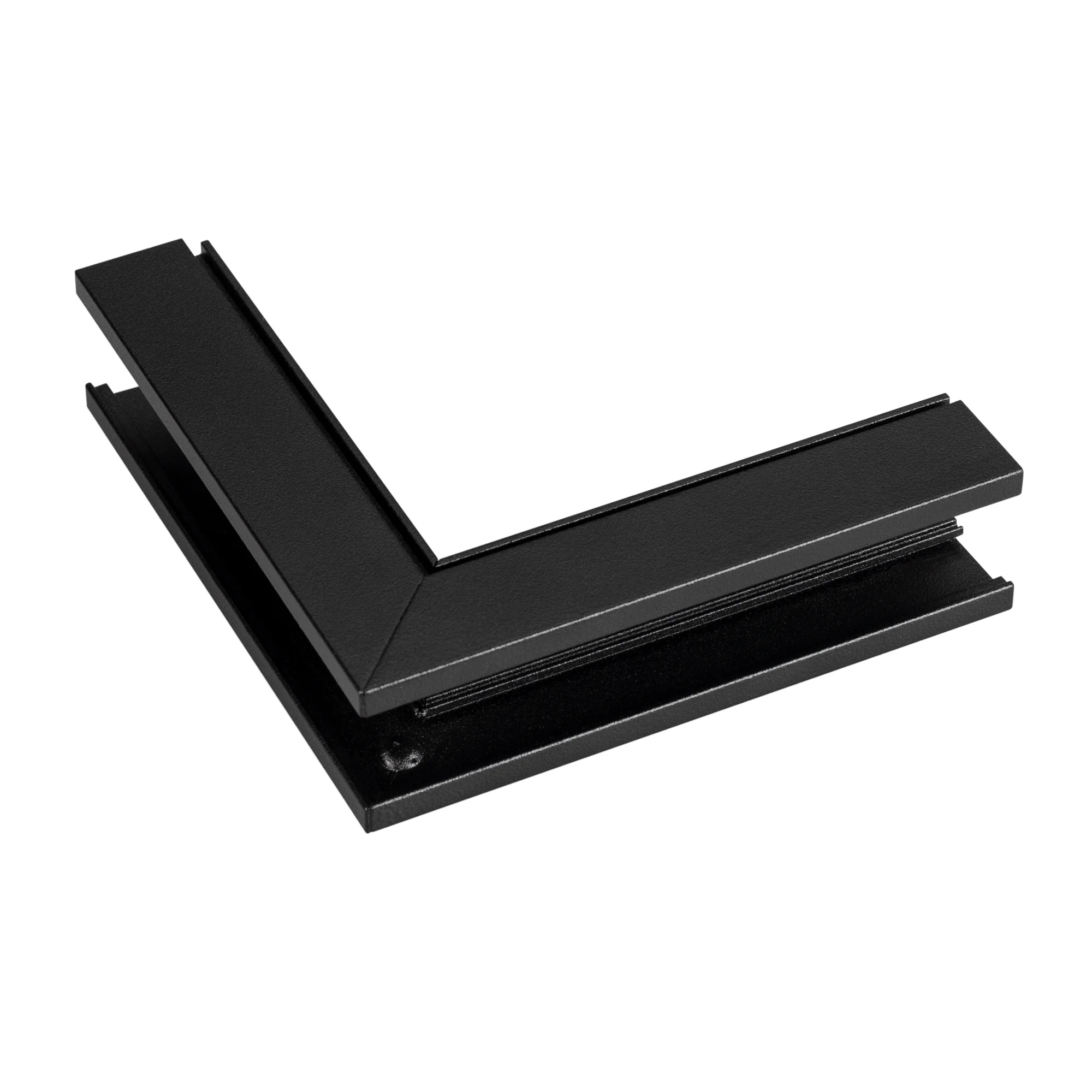 Коннектор угловой MAG-ORIENT-CON-2620-L90-EXT (BK, внешний) 036021 - Угловой внешний коннектор для трека MAG-ORIENT 2620. DC48V. Материал алюминий, цвет черный. Размеры 100х100х26,2 мм. Аксессуары для соединения с треком приобретаются отдельно.
