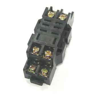 PTF08A-01 КОЛОДКА ДЛЯ 13F-1(2) - Колодка для реле PTF08A-01 колодка для 13F-1(2), 8 клемм