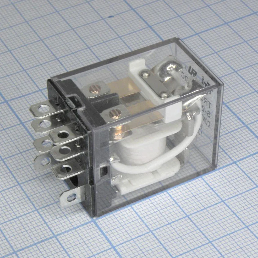 TRL-12VDC-S-2C - Реле силовое 12VDC, 10A, 2 переключения, объемный монтаж