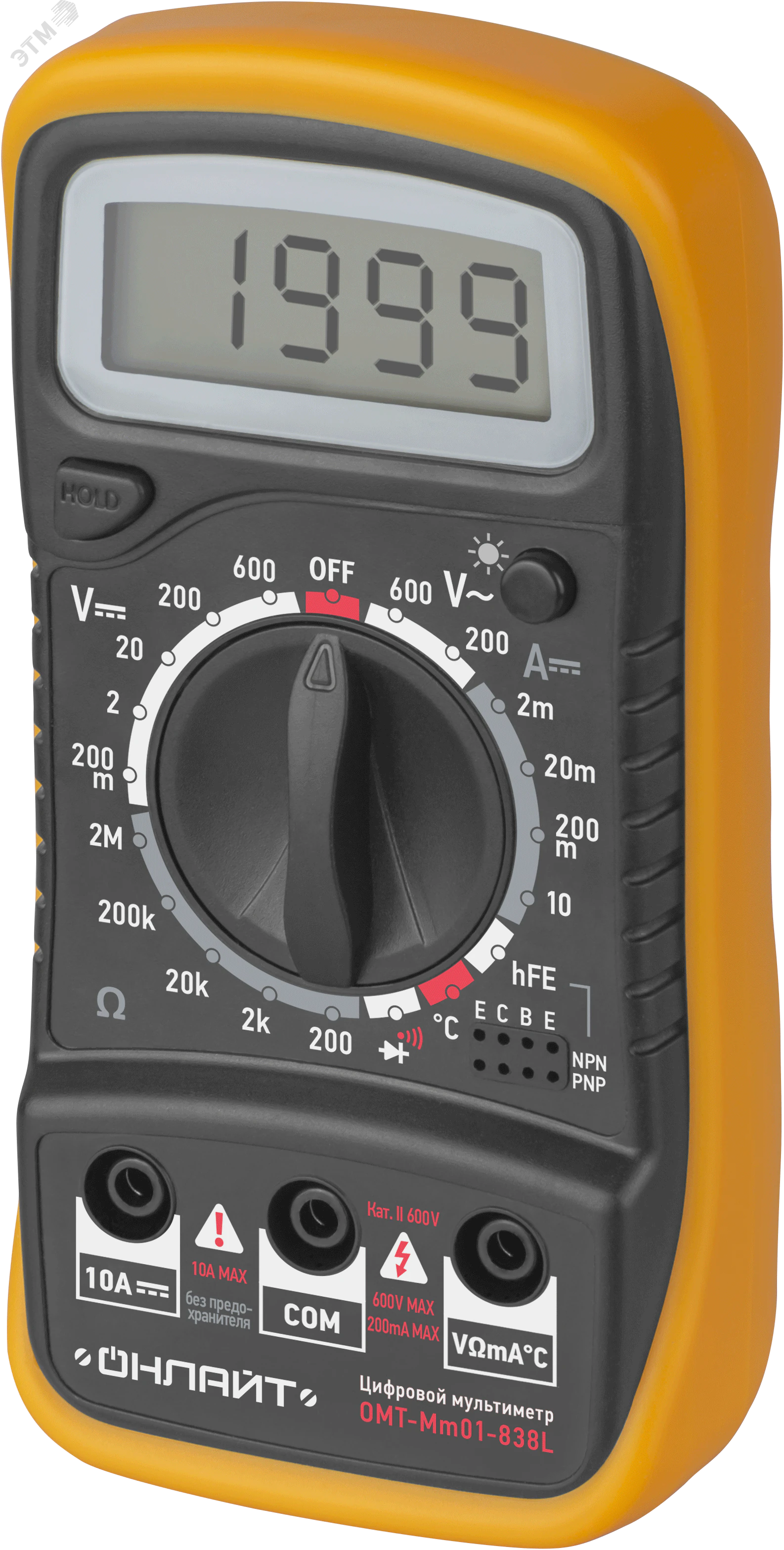 Мультиметр 90 081 ОMT-мм 01-838L (838L) 25906