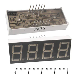 KEM-5461AR (RED) - 4-х разрядный индикатор 14,2мм/красный/ОК