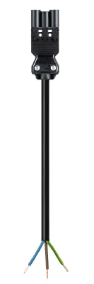 GESIS GST18i3K1BS 25 50WS - Кабельная сборка, оконеченная вилочным разъемом GST18i3, и розеточным разъемом GST18i3, 3 полюса, длина кабеля: 5 метров, сечение жил кабеля: 3х2,5 мм.кв., номинальное напряжение: 250V, номинальный ток: 20А, цвет разъема: белый