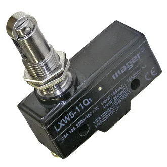 LXW5-11Q1 - Микропереключатель концевой с роликовым толкателем, ON-(ON)  15 A, 250 В